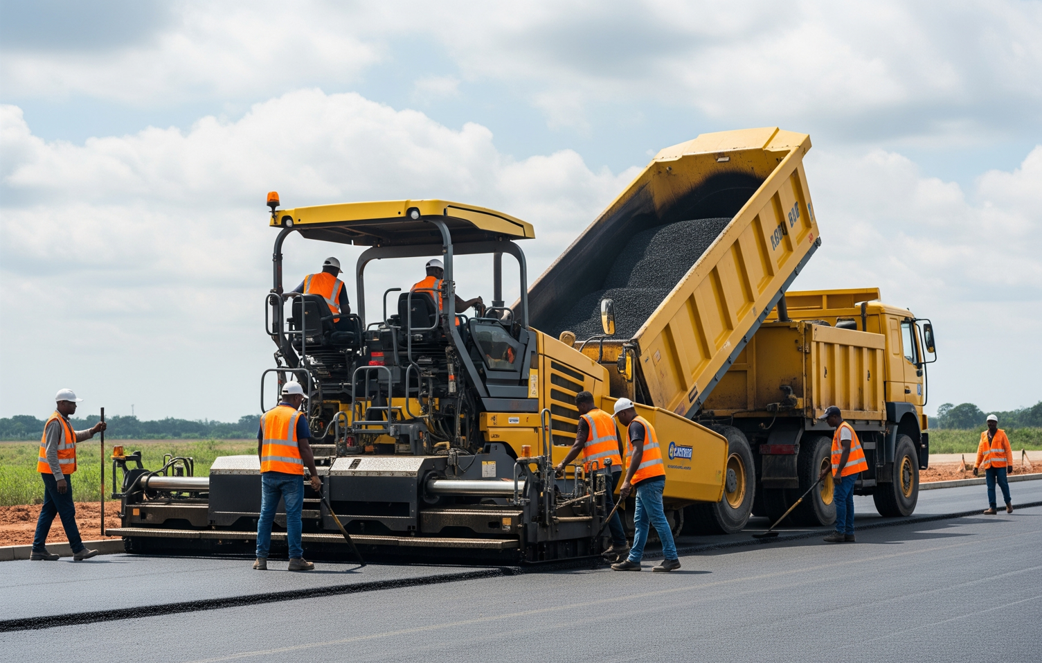 Projet de construction routière